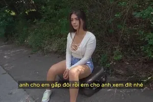 Lén bịt mắt đụ chị gái vú tròn của người yêu